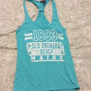 Light blue Maine racerback